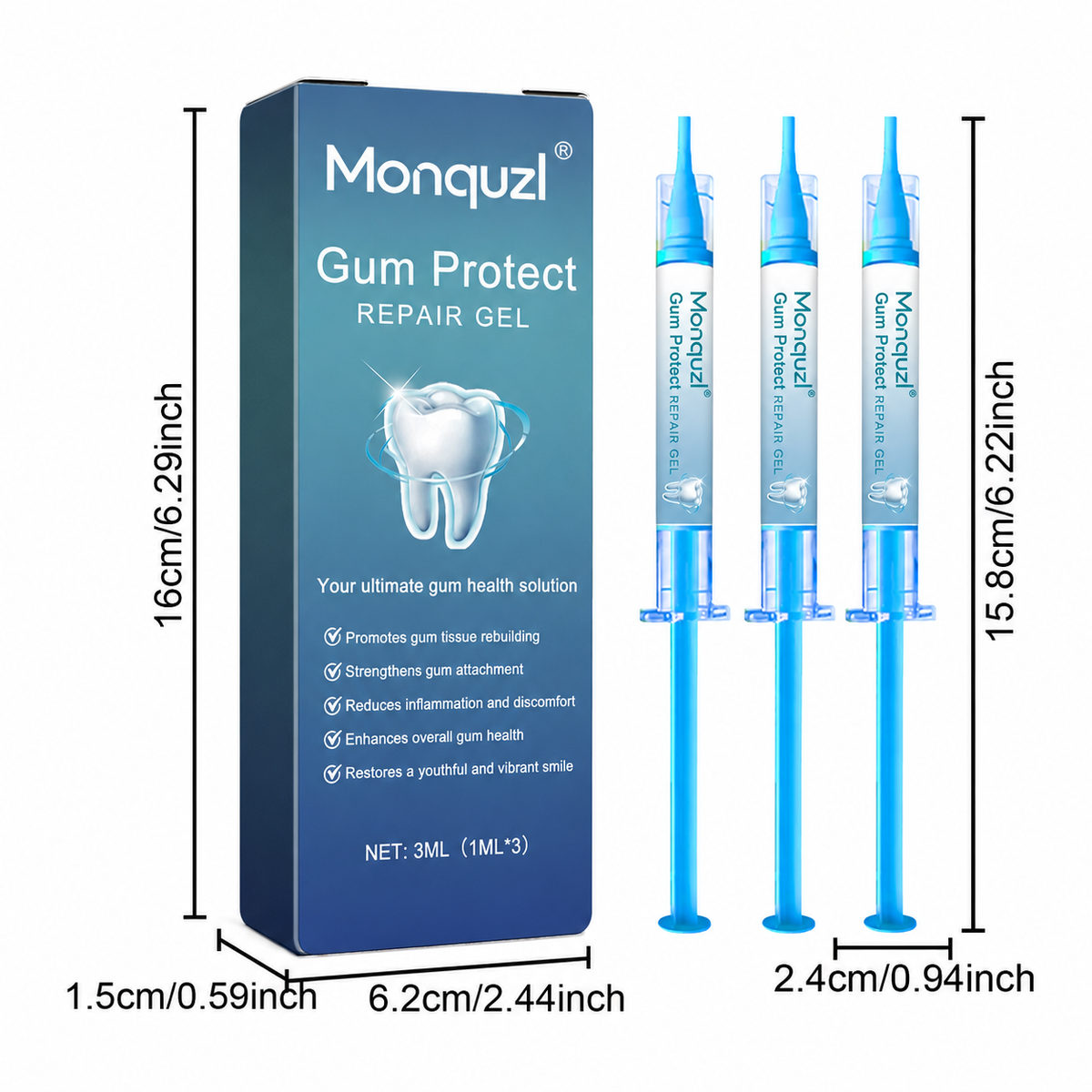 Monquzl® Gum Protect Repair Gel